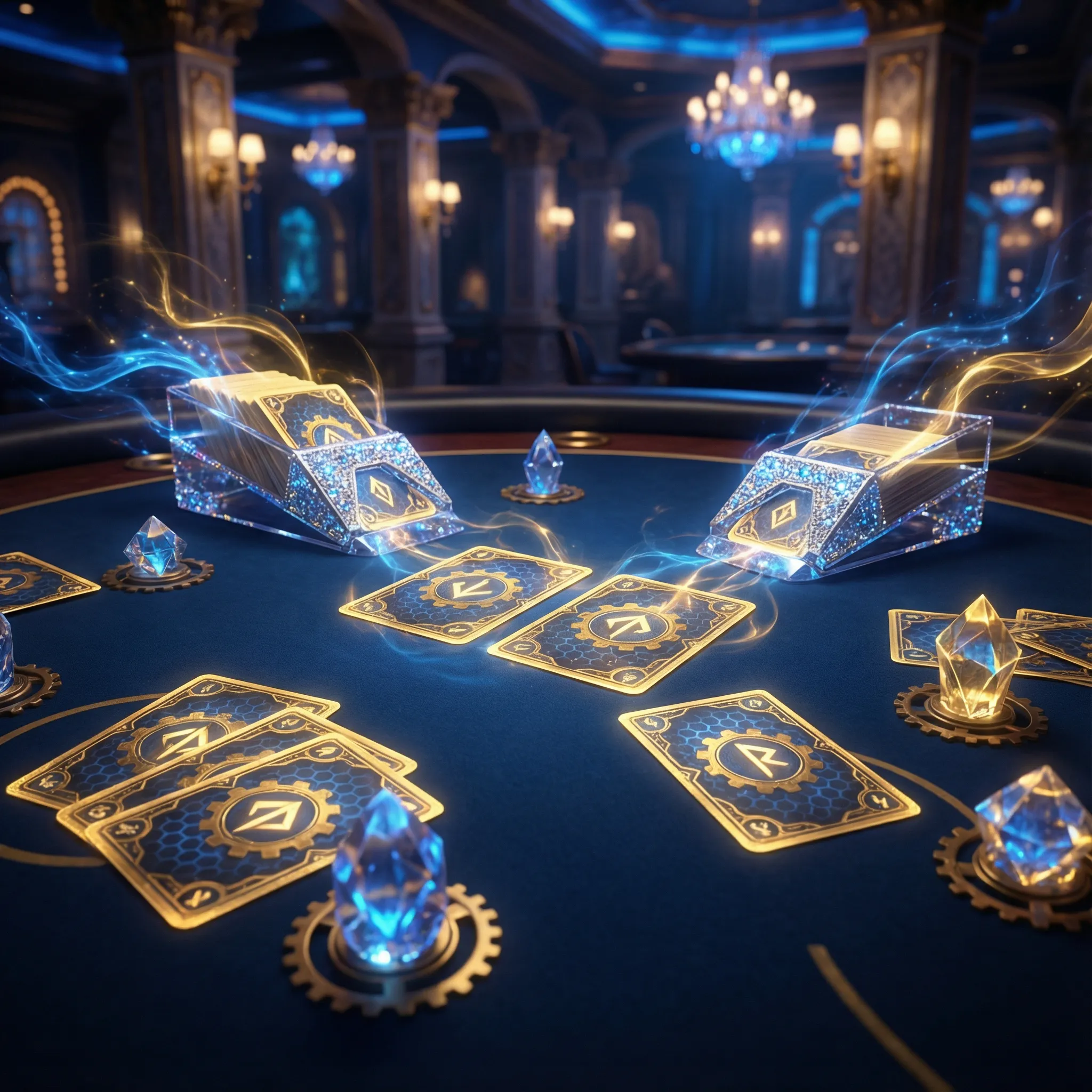 Bacará online mgmbet jogo de cartas elegante